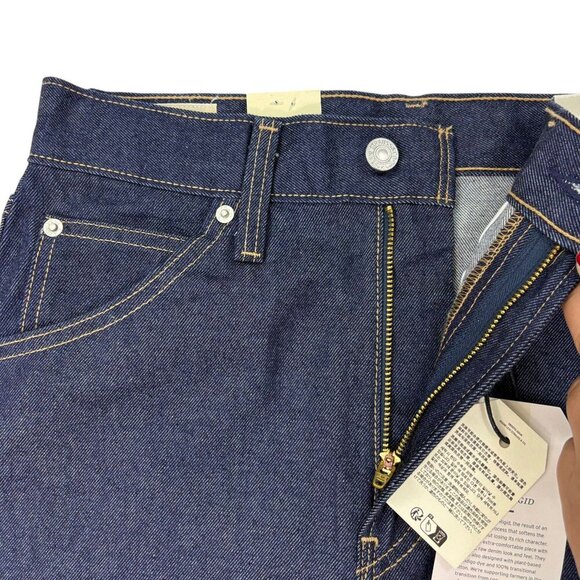 Levi’s Premium High-Rise Denim Midi Skirt NWT (XS / Size 2 / 26 Dark Wash) - Picture 8 of 15